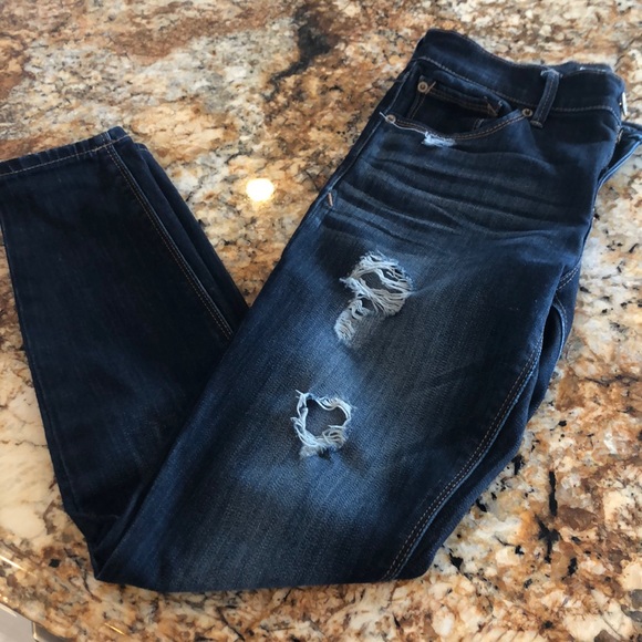 Express Ripped Jeans Size 0 Short - Picture 2 of 5